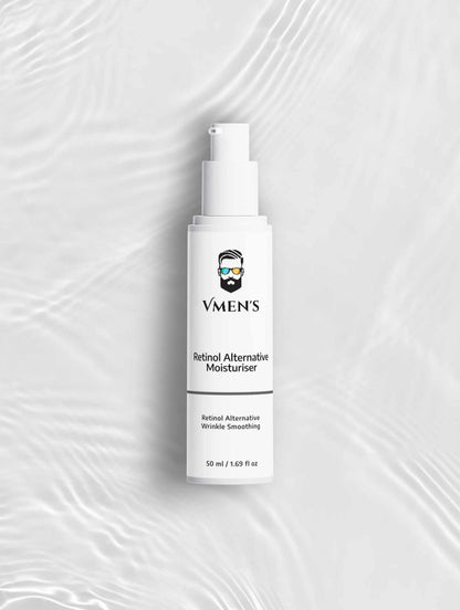 Retinol alternative moisturiser for men with hydrating natural ingredients