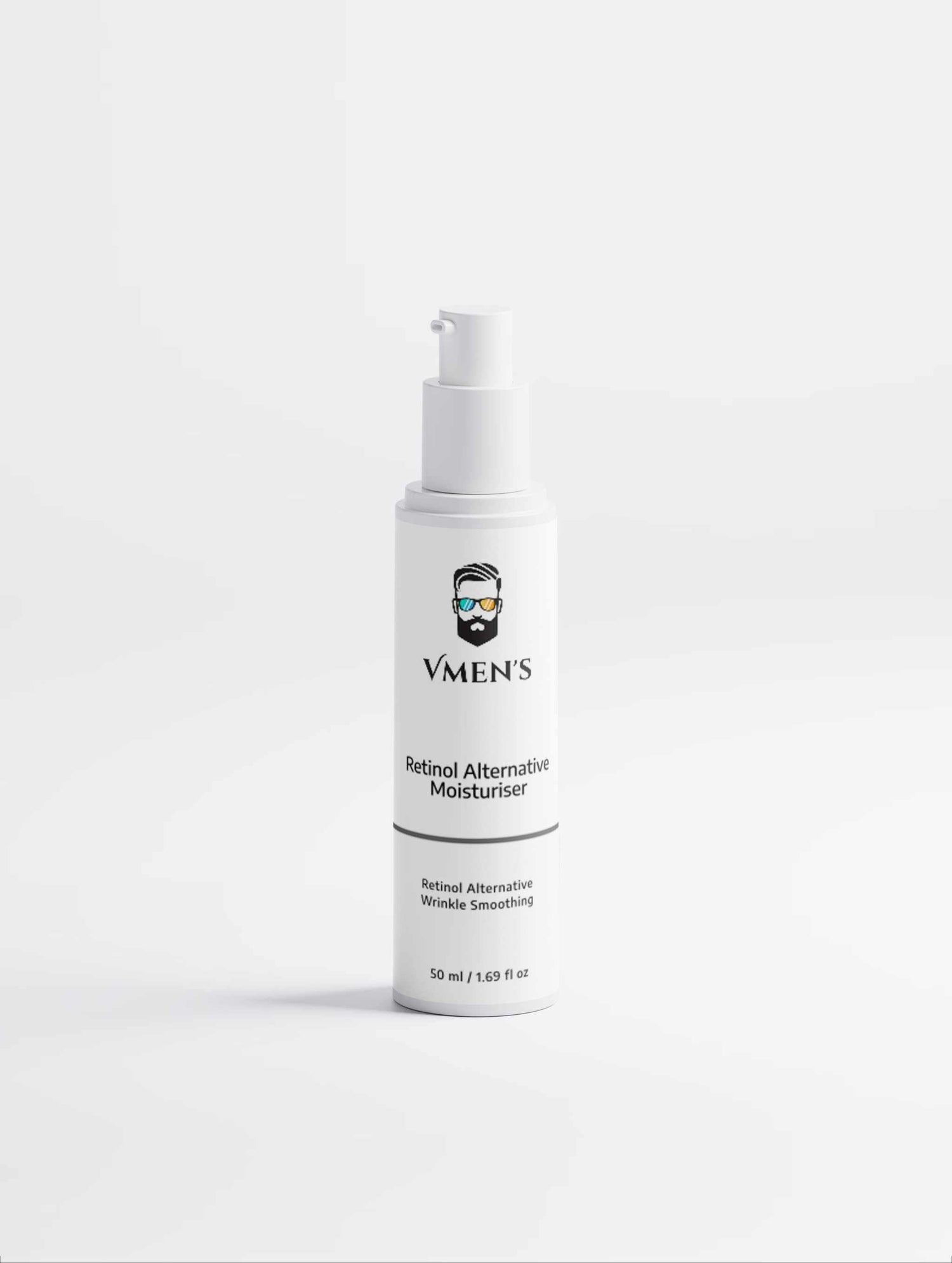 Retinol alternative moisturiser for men with plant-based ingredients