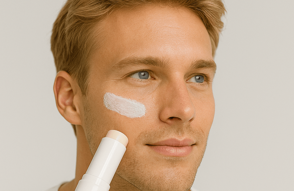Sun Protection SPF50 Stick, NO TINT | Mineral Sunscreen for Men - Vmen&