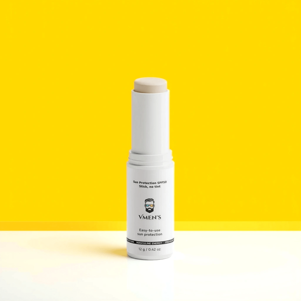 Sun Protection SPF50 Stick, NO TINT | Mineral Sunscreen for Men - Vmen&