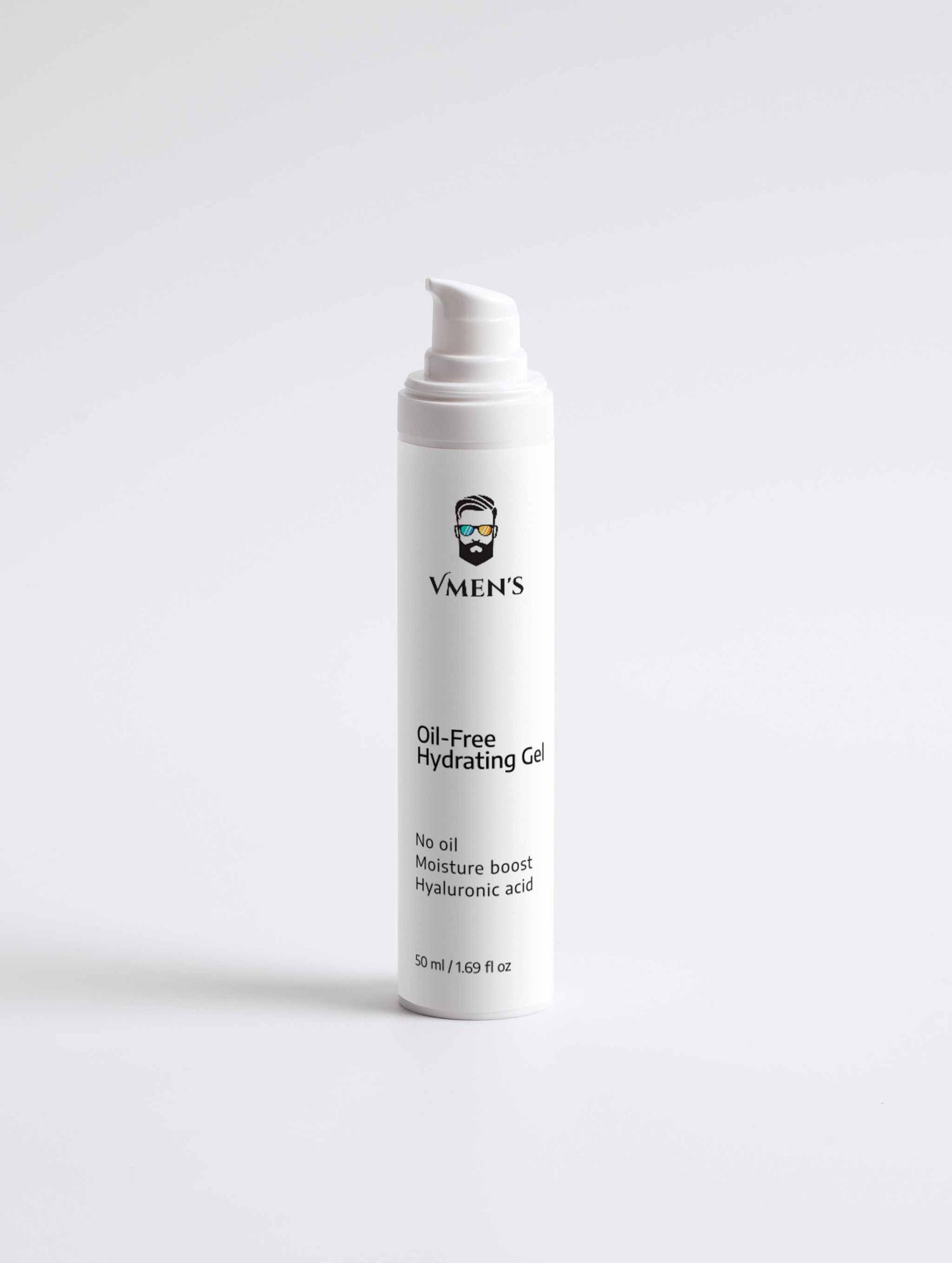 Hydratační gel pro muže bez oleje — bílý