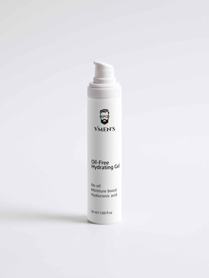 Hydratační gel pro muže bez oleje — bílý