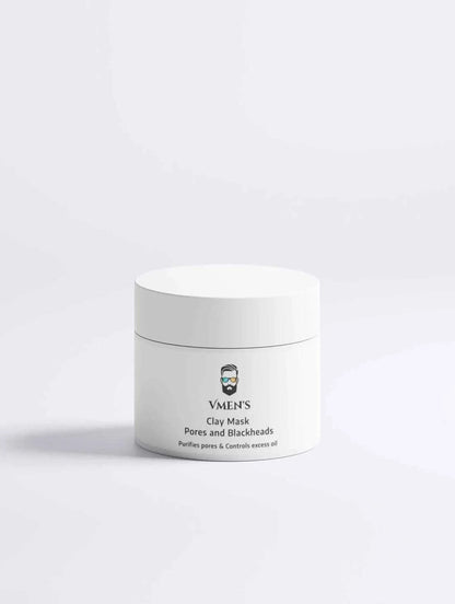 Clay Mask for Pores and Blackheads in the VMEN’S Blemish Control Skincare Routine for Men