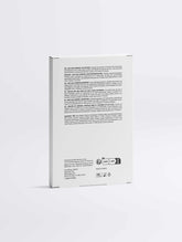 Back of the VMEN’S Anti-Age Hydrogel Eye Patches for Men box showing directions and product information.